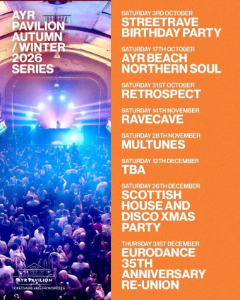 Autumn/Winter 2026 Club Event Series at Ayr Pavilion